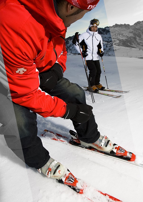Boot-fitting workshop in Courchevel